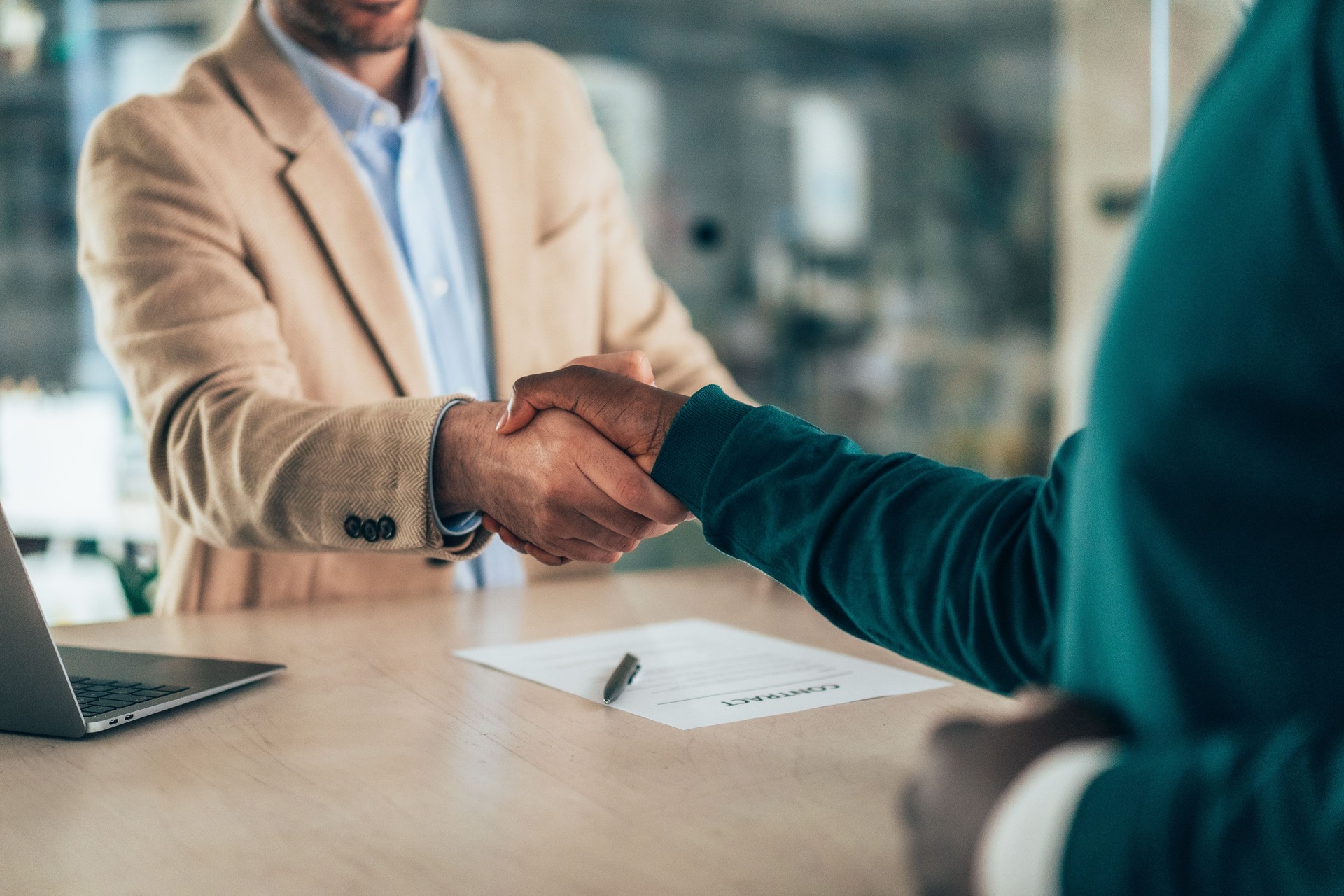 Business Agreement Handshake